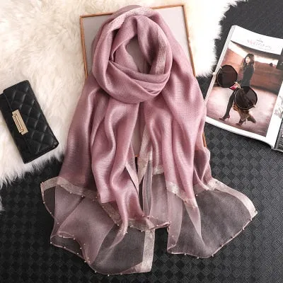 Women's Fashionable Silky Evening scarf/Wrap