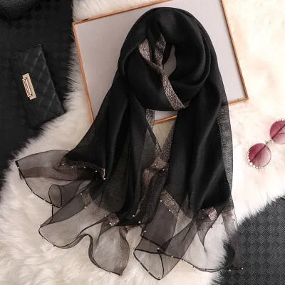 Women's Fashionable Silky Evening scarf/Wrap