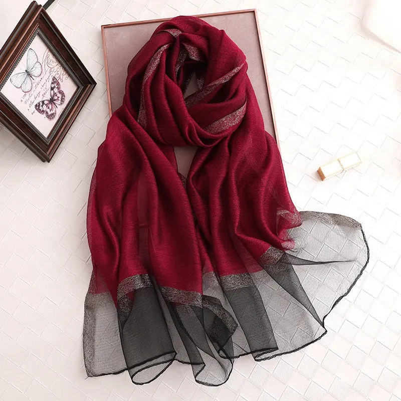 Women's Fashionable Silky Evening scarf/Wrap