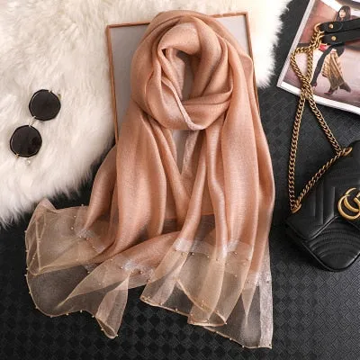 Women's Fashionable Silky Evening scarf/Wrap