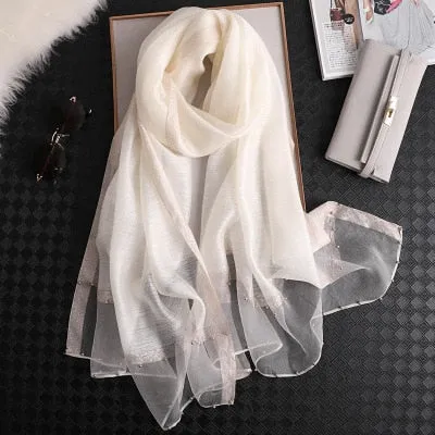 Women's Fashionable Silky Evening scarf/Wrap