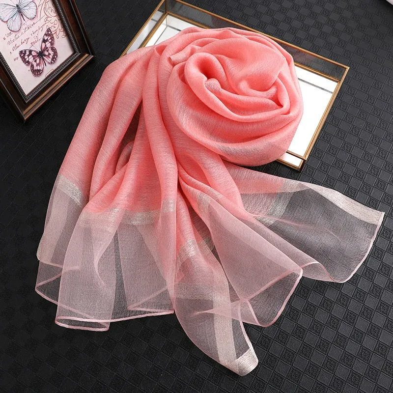 Women's Fashionable Silky Evening scarf/Wrap