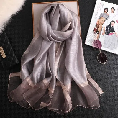 Women's Fashionable Silky Evening scarf/Wrap