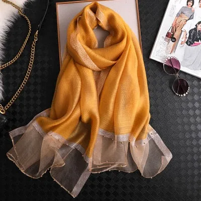 Women's Fashionable Silky Evening scarf/Wrap