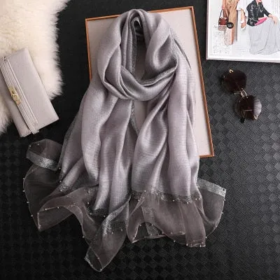 Women's Fashionable Silky Evening scarf/Wrap