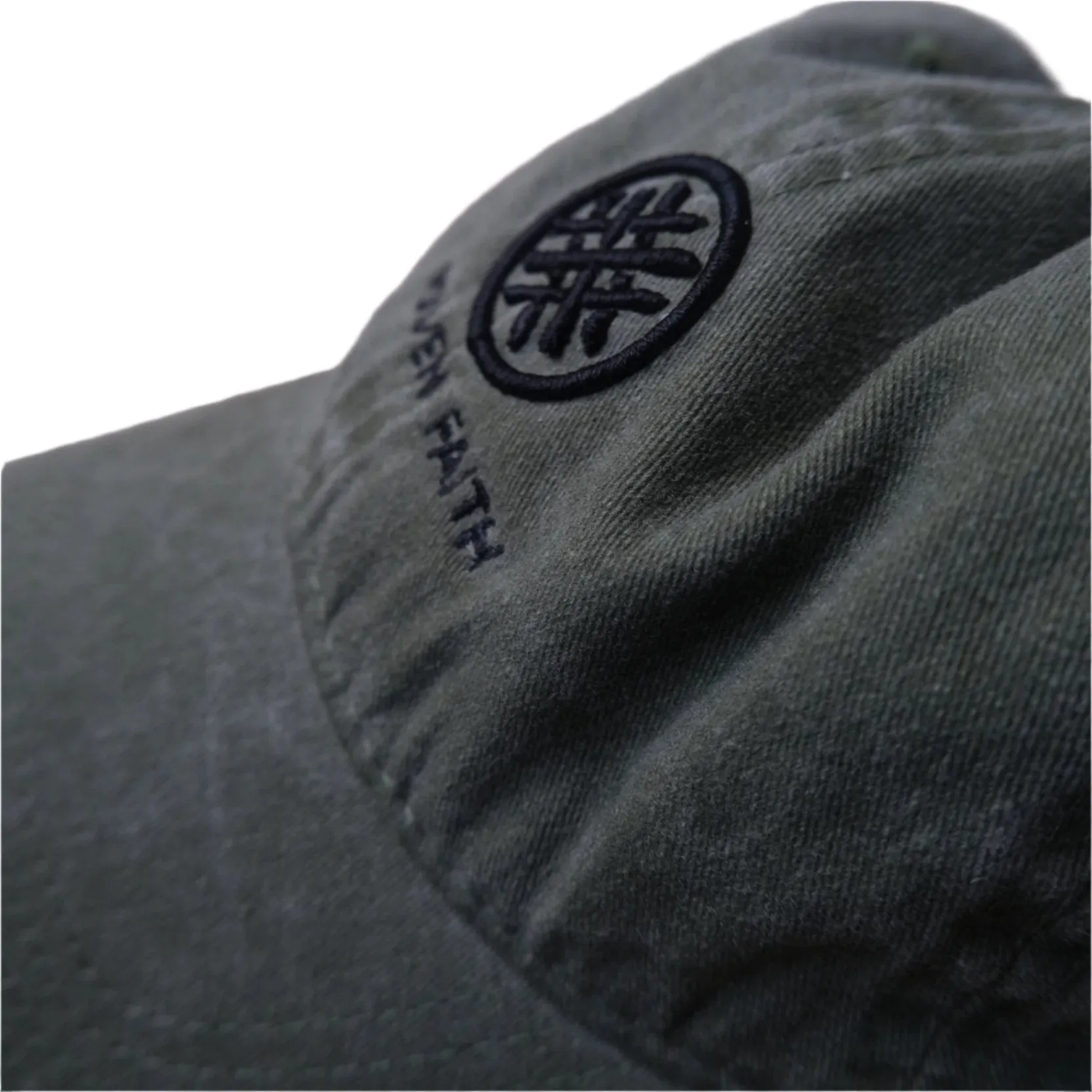 Woven Faith Pigment Dyed Logo Hat